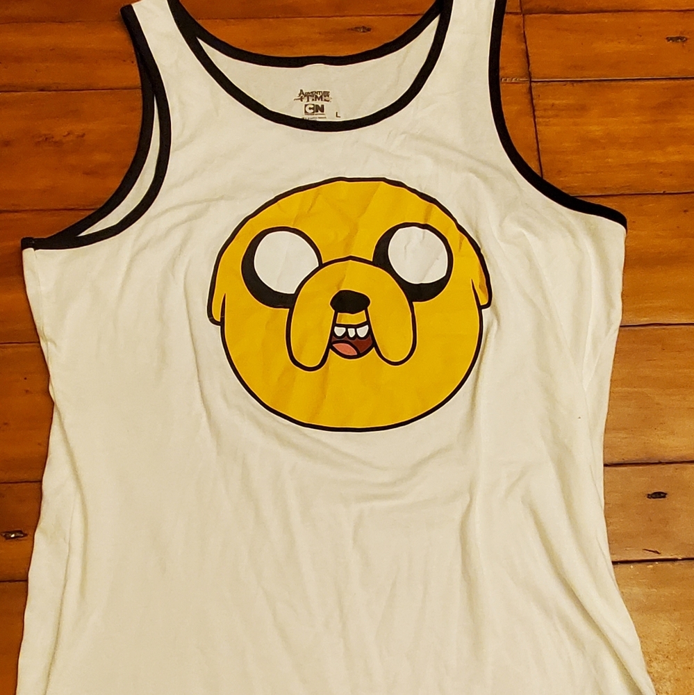 Adventure Time Jake tank top, Large